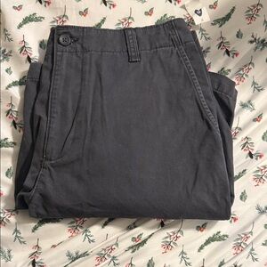Old Navy Men's Black Flat Front Shorts